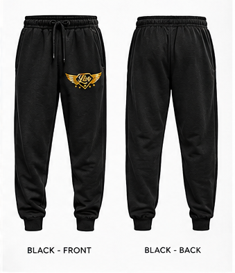 Black and white Live Custom joggers colour options