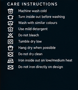 Joggers care instructions