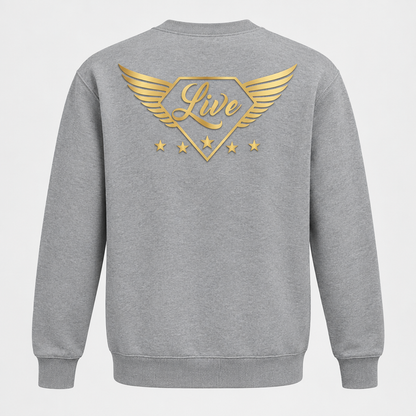 Grey Live Gold S sweater back