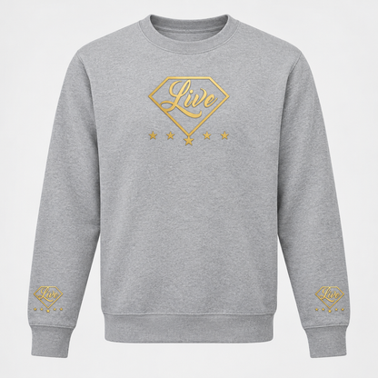 Grey Live Gold S sweater front